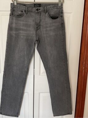Lucky Brand Men's Gray Slim Straight Jeans